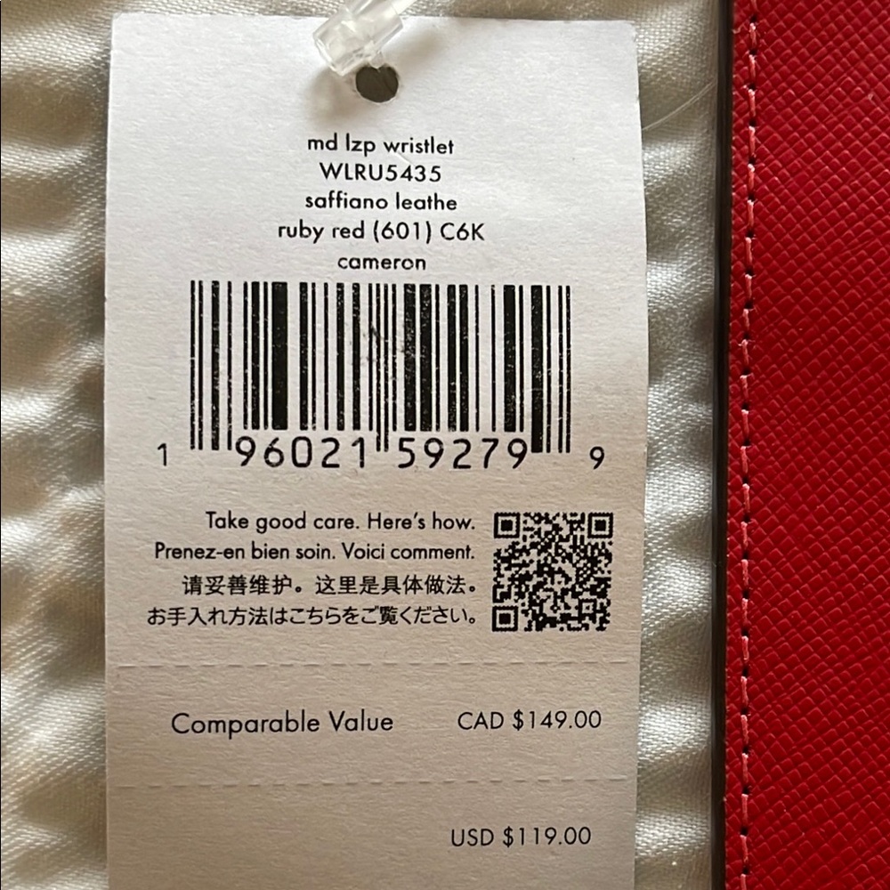 Kate Spade Red Wristlet - Picture 2 of 9